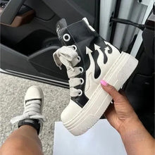 Load image into Gallery viewer, Baddie Hightop Platform Sneakers